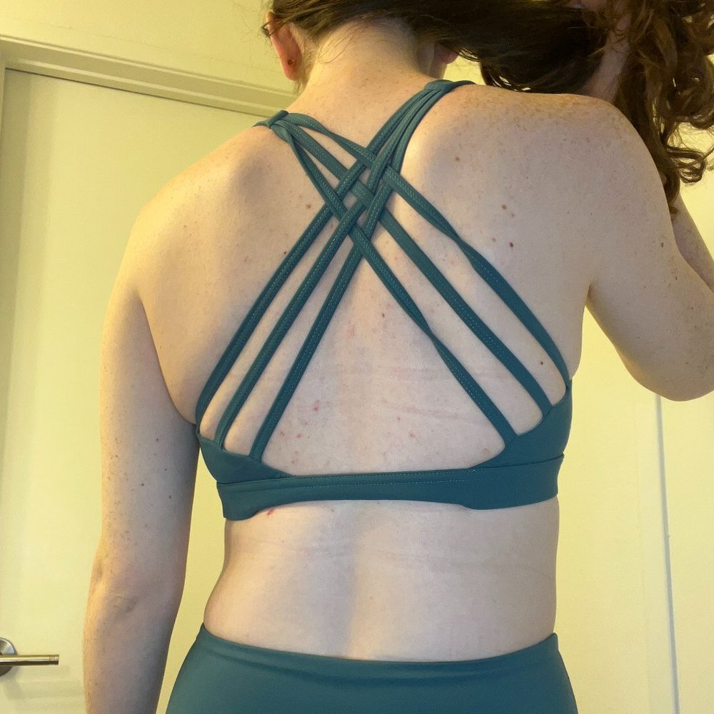 Popflex Active Morning Dew Crossover Sports Bra